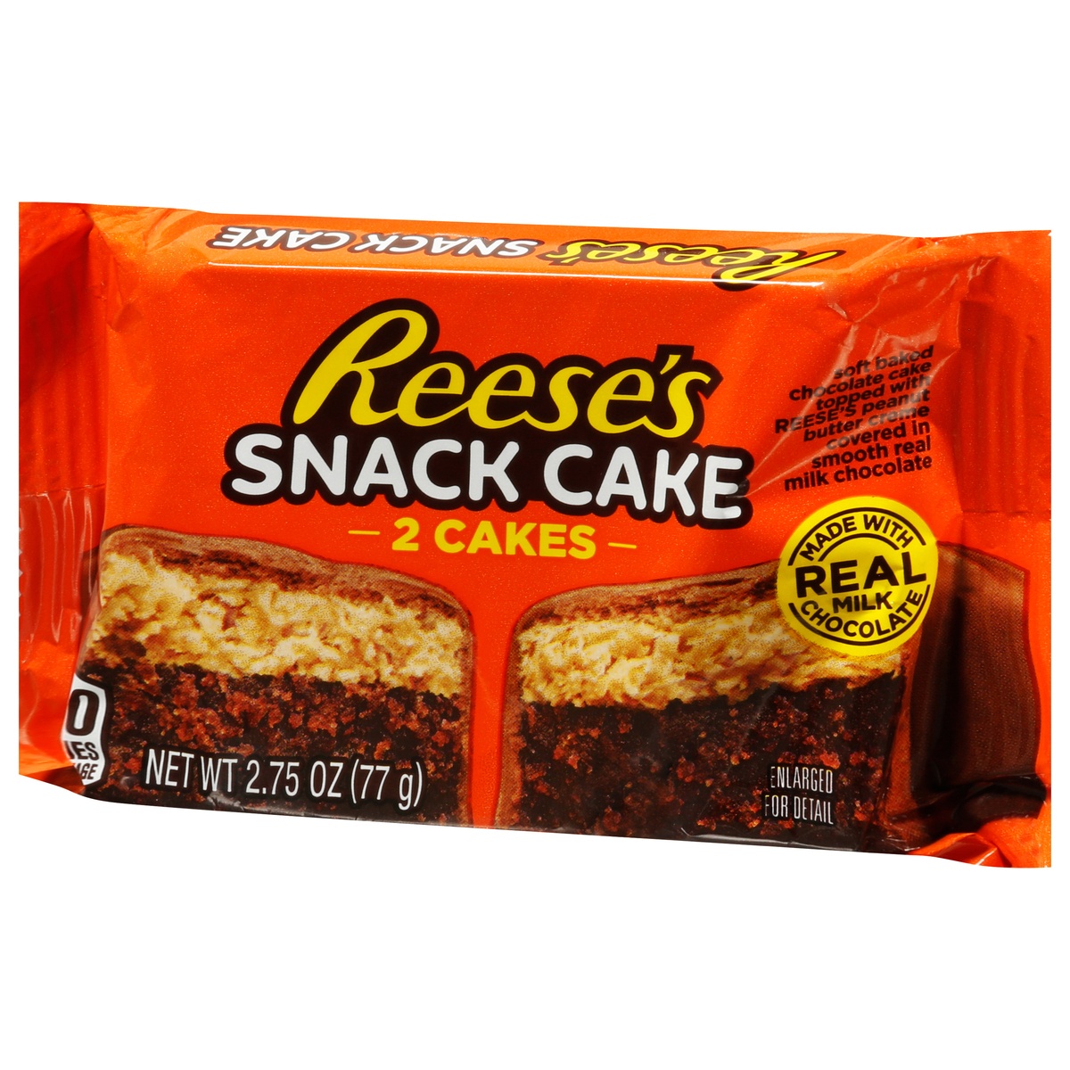 slide 3 of 11, Hershey's Reeses Snack Cake 2Ct, 2.75 oz