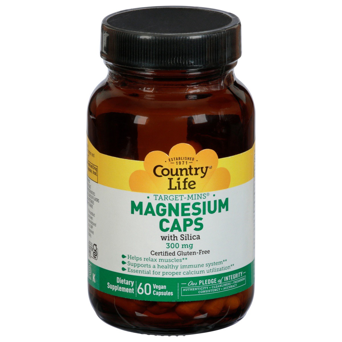 slide 1 of 1, Country Life Magnesium, 60 ct