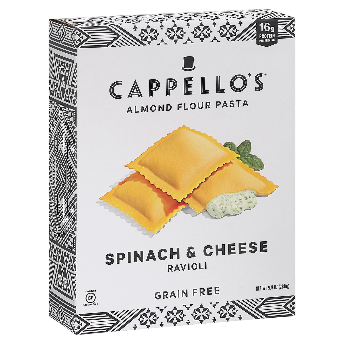 slide 2 of 9, Cappello's Spinach & Cheese Ravioli 9.9 oz, 9.9 oz