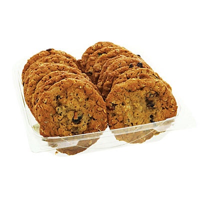 slide 1 of 1, H-E-B Bakery Simply Delicious Oatmeal Raisin Cookies, 18 ct