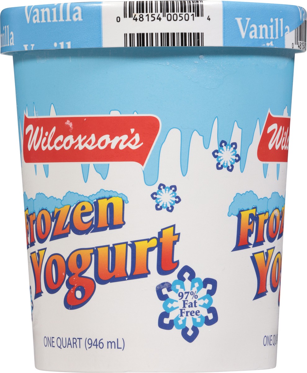 slide 11 of 14, Wilcoxson's Vanilla Frozen Yogurt 1 qt, 1 qt
