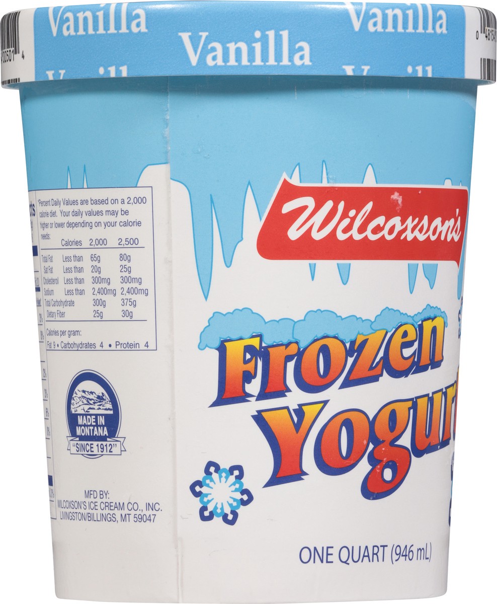 slide 9 of 14, Wilcoxson's Vanilla Frozen Yogurt 1 qt, 1 qt