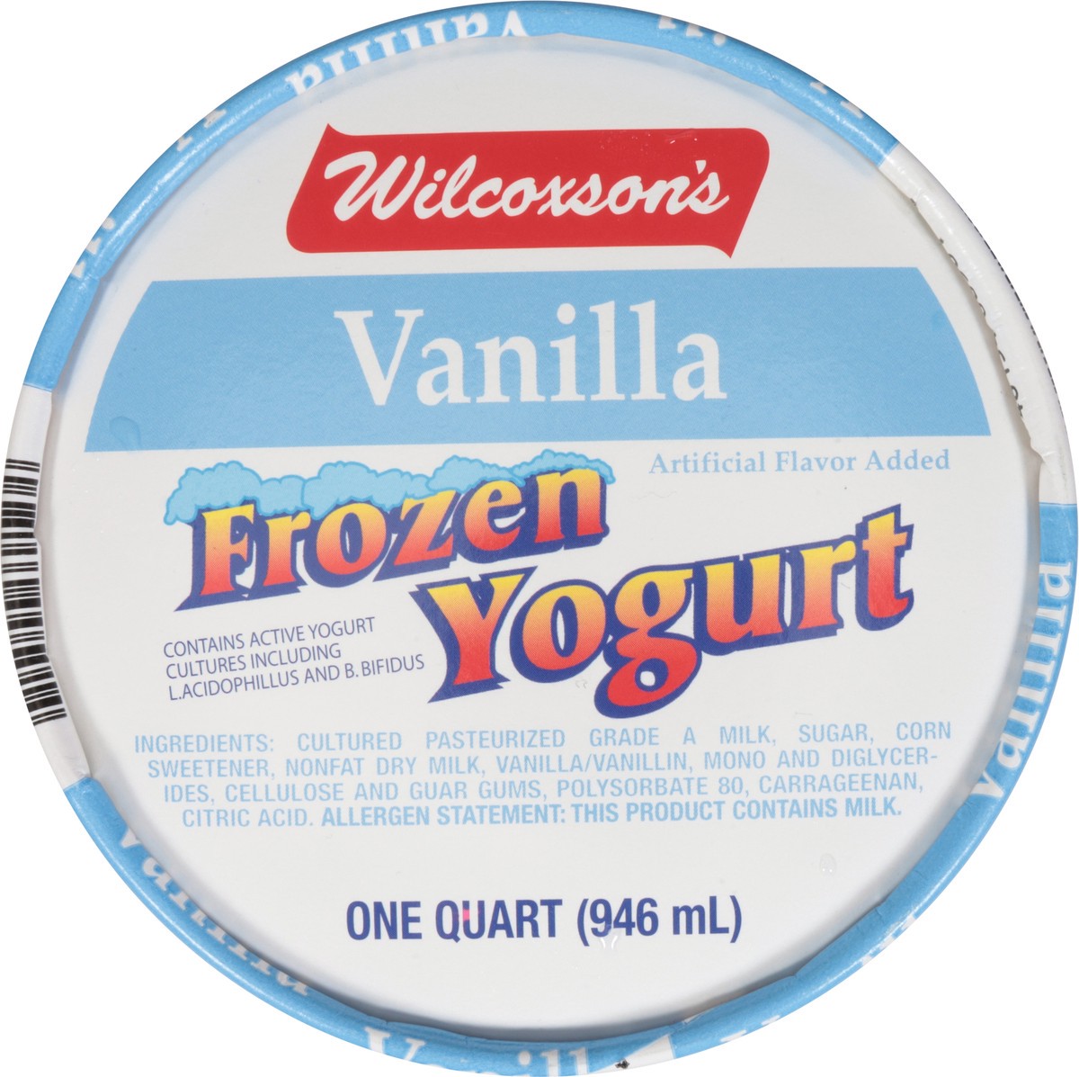 slide 5 of 14, Wilcoxson's Vanilla Frozen Yogurt 1 qt, 1 qt
