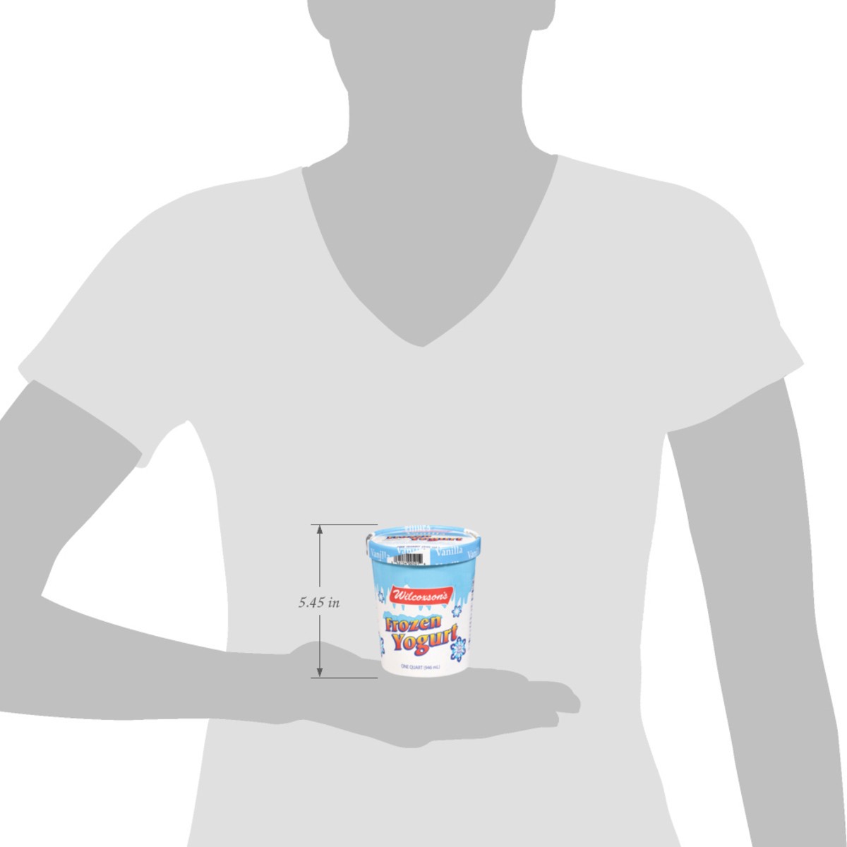 slide 2 of 14, Wilcoxson's Vanilla Frozen Yogurt 1 qt, 1 qt