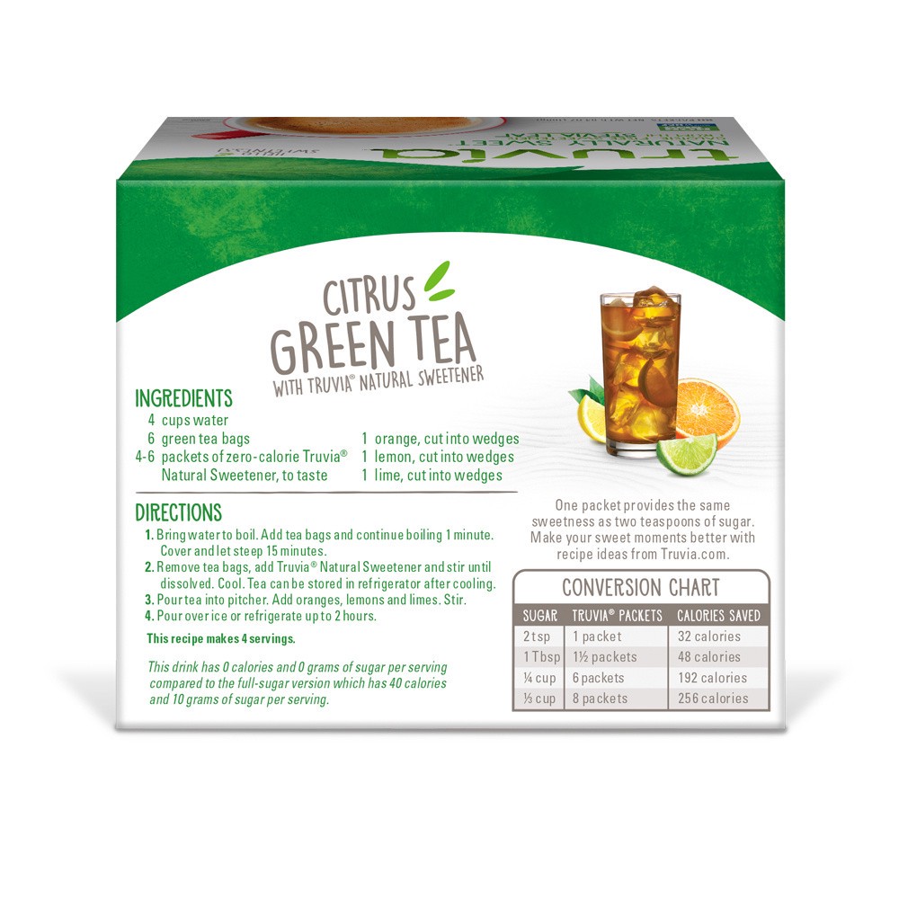 slide 2 of 3, Truvia Calorie-Free Sweetener from the Stevia Leaf Packets, 80 Count, 80 ct