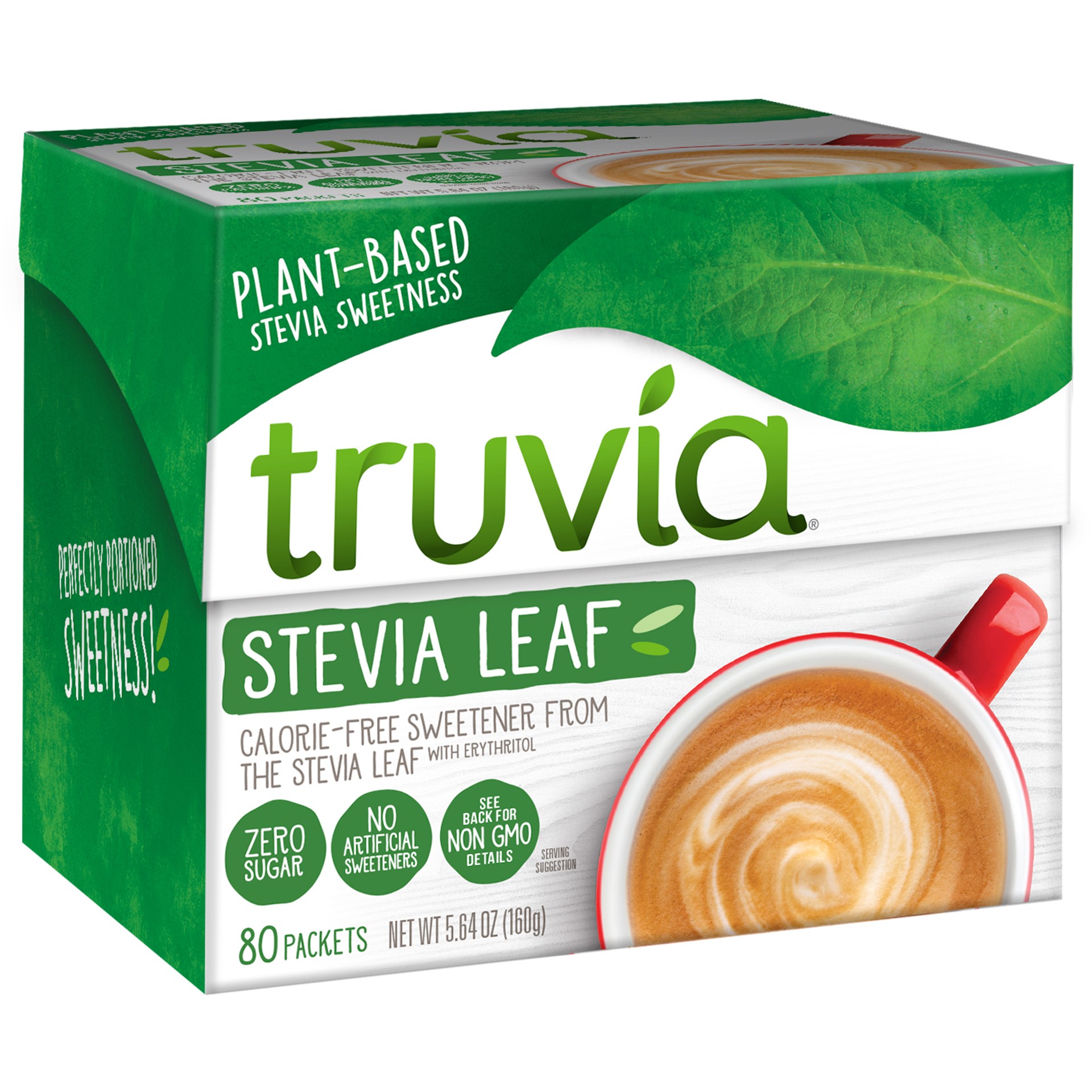 slide 1 of 3, Truvia Calorie-Free Sweetener from the Stevia Leaf Packets, 80 Count, 80 ct
