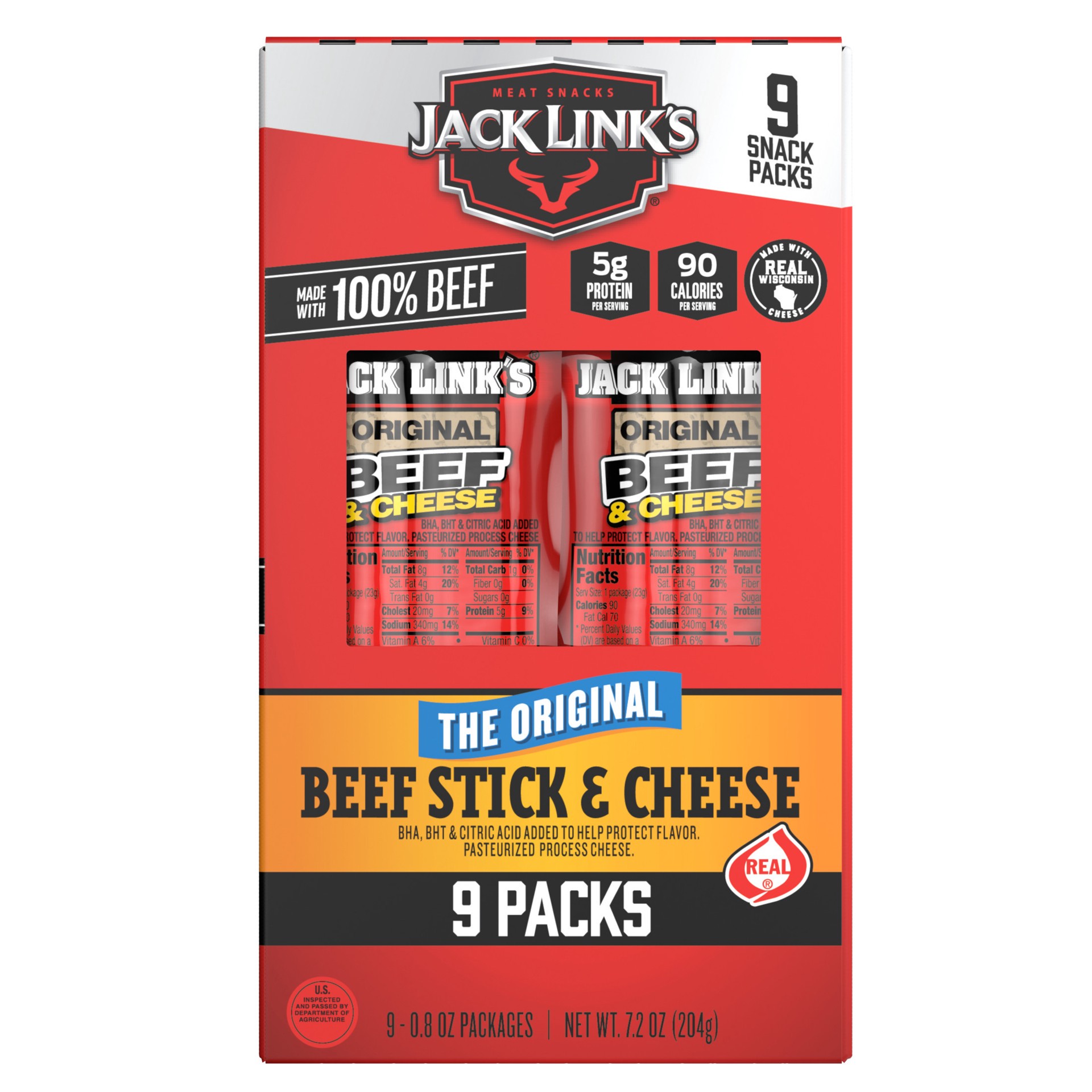 slide 1 of 9, Jack Link's Original Beef Combo, 7.20 ounce, 7.20 oz