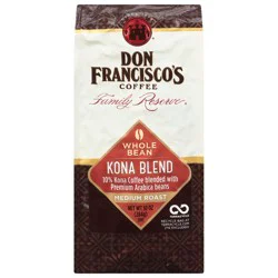 Don Francisco's Coffee Family Reserve Kona Blend Whole Bean Bag- 12 oz