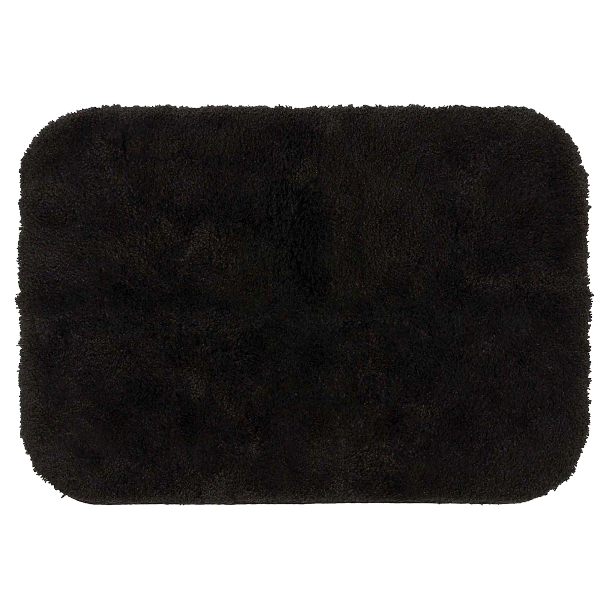 slide 1 of 5, Mohawk Plush Bath Rug, Black, 17 in x 24 in