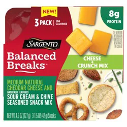 Sargento Balanced Breaks Sour Cream Chiv