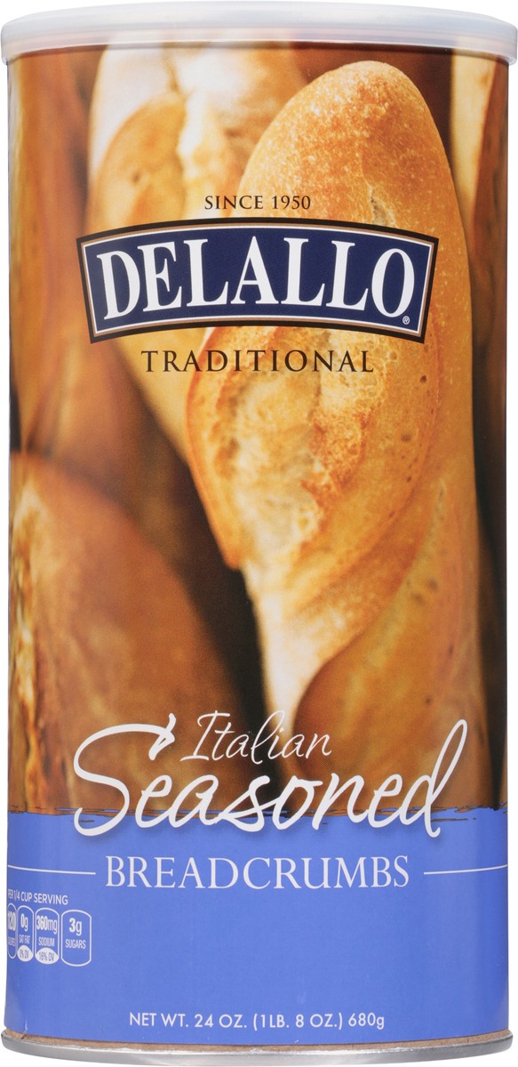 slide 7 of 9, DeLallo Traditional Italian Seasoned Breadcrumbs 24 oz, 24 oz