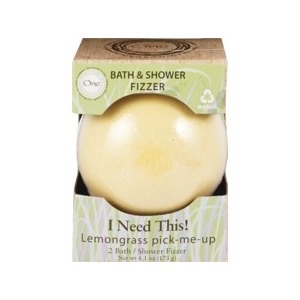 slide 1 of 1, ONE Bath & Shower Fizzer I Need This!, Lemongrass, 6.1 oz