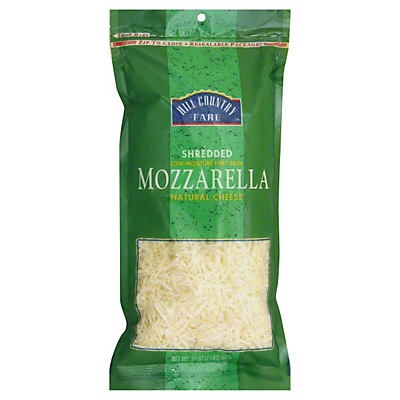 slide 1 of 1, Hill Country Fare Mozzarella Shredded Cheese, 32 oz