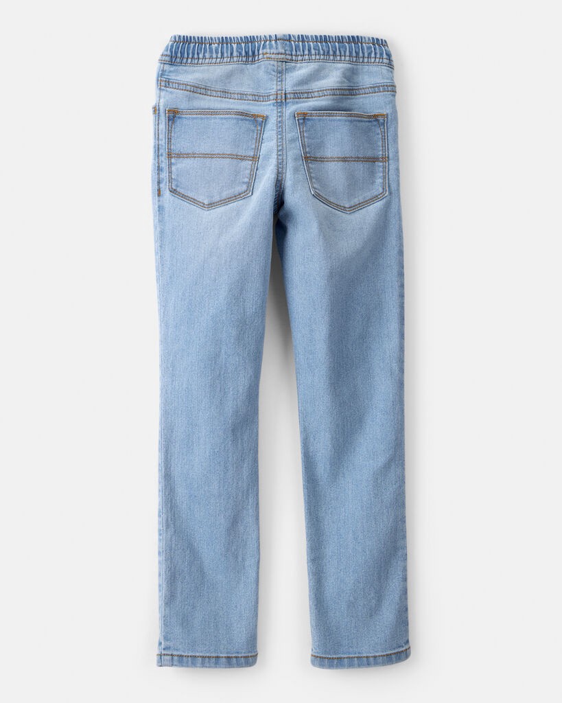 slide 2 of 3, Boys Tapered Denim Jeans - Blue Blue 6, 1 ct