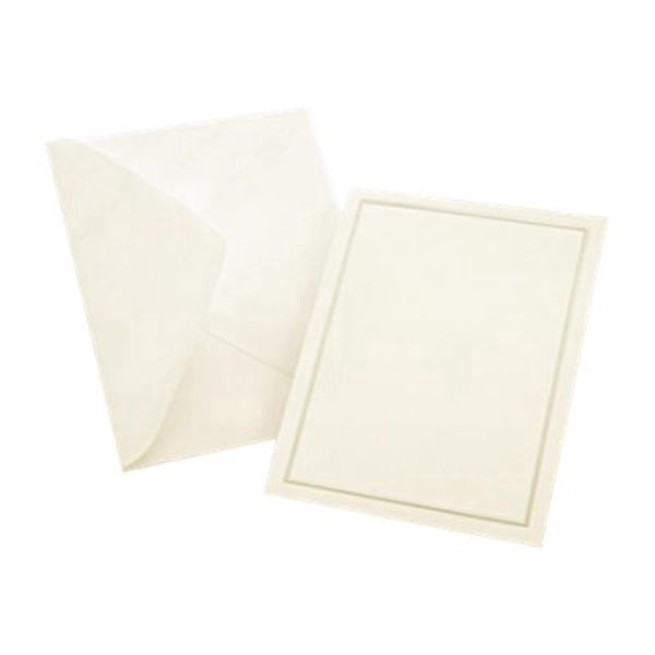 slide 2 of 2, Gartner Studios Blank All Occasions Greeting Cards With Envelopes - Ivory, 50 ct