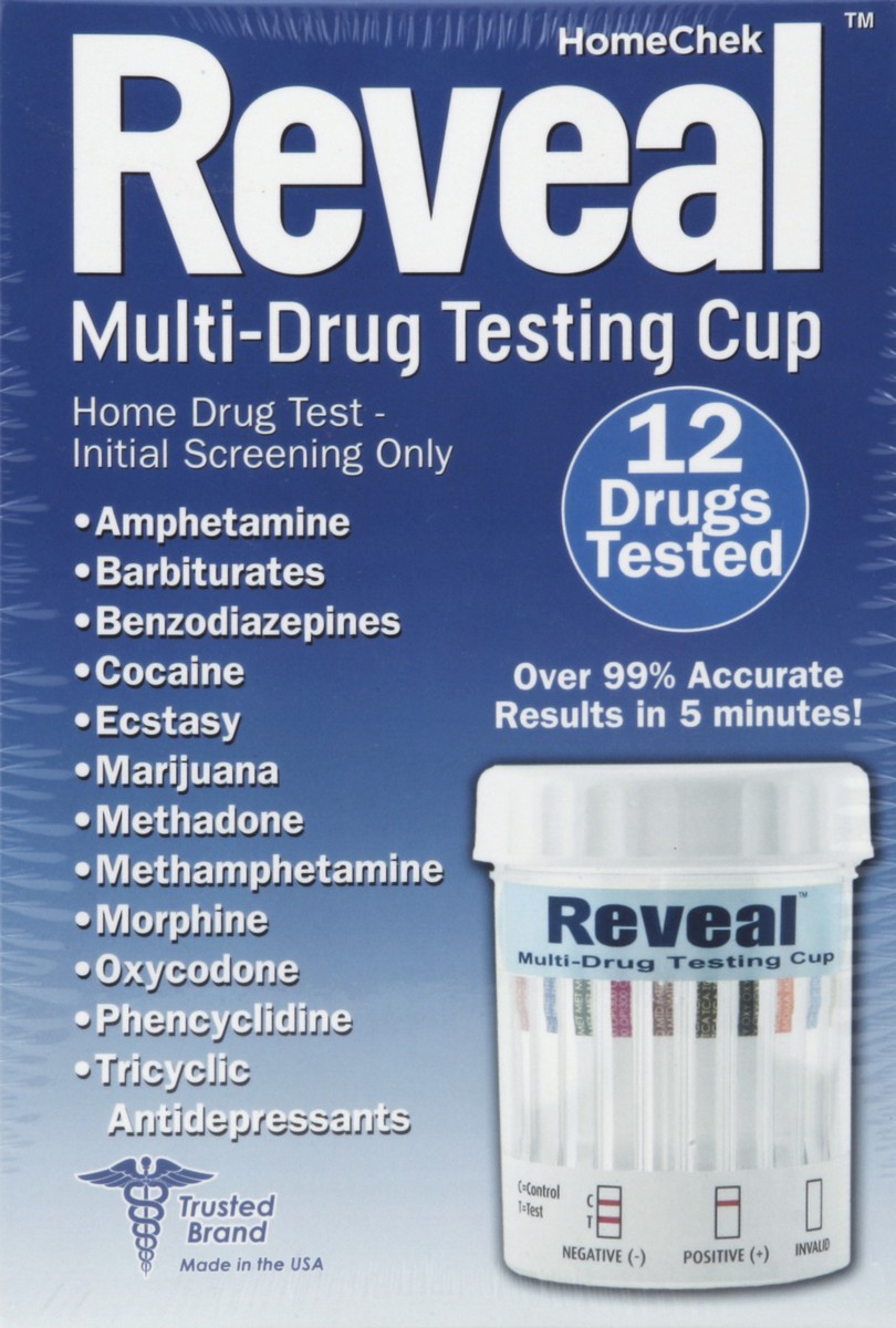 slide 4 of 5, Reveal Multi-Drug Testing Cup 1 ea, 1 ct