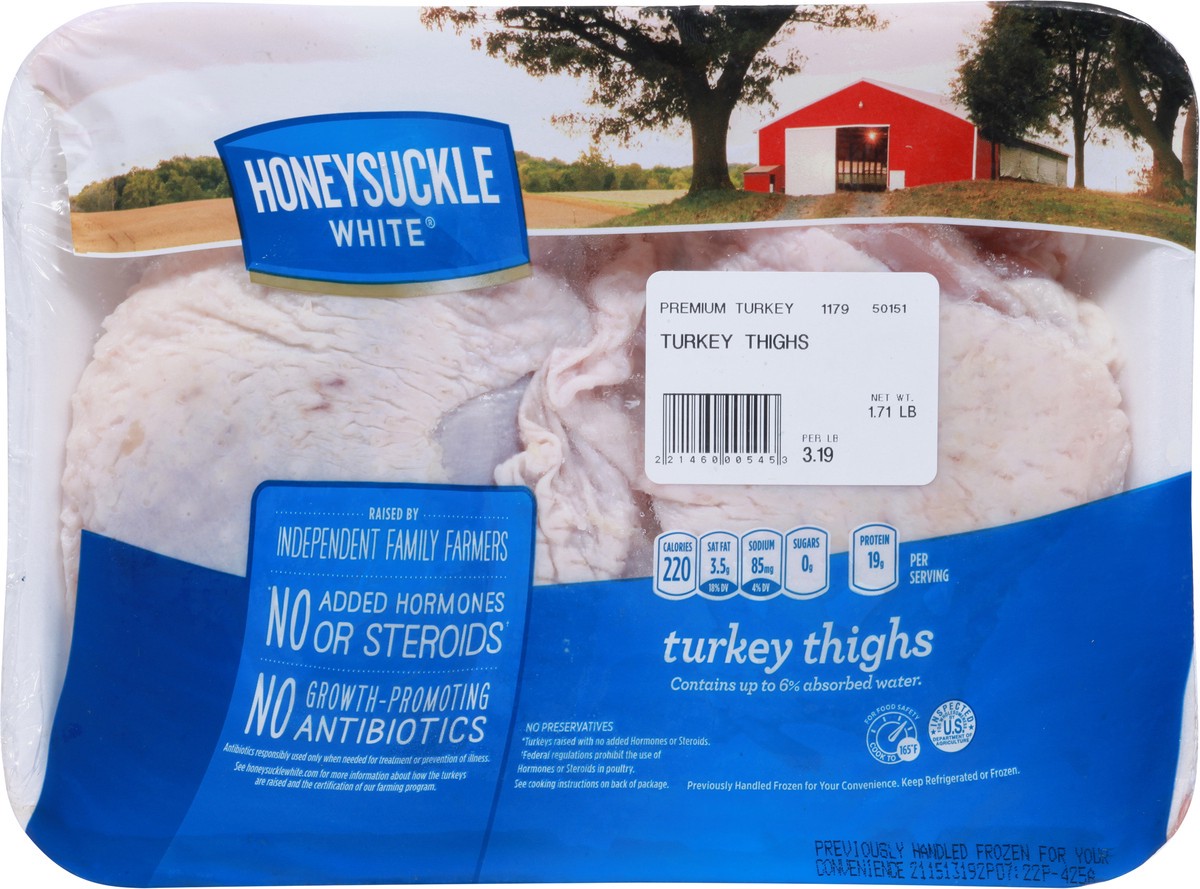 slide 6 of 9, Honeysuckle White Fresh Turkey Thighs, per lb