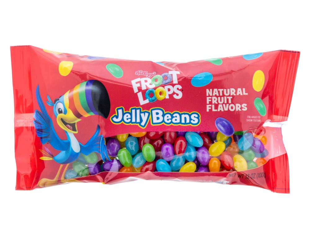 slide 1 of 1, Galerie Kellogg's Fruit Loops Jelly Beans, 12 oz