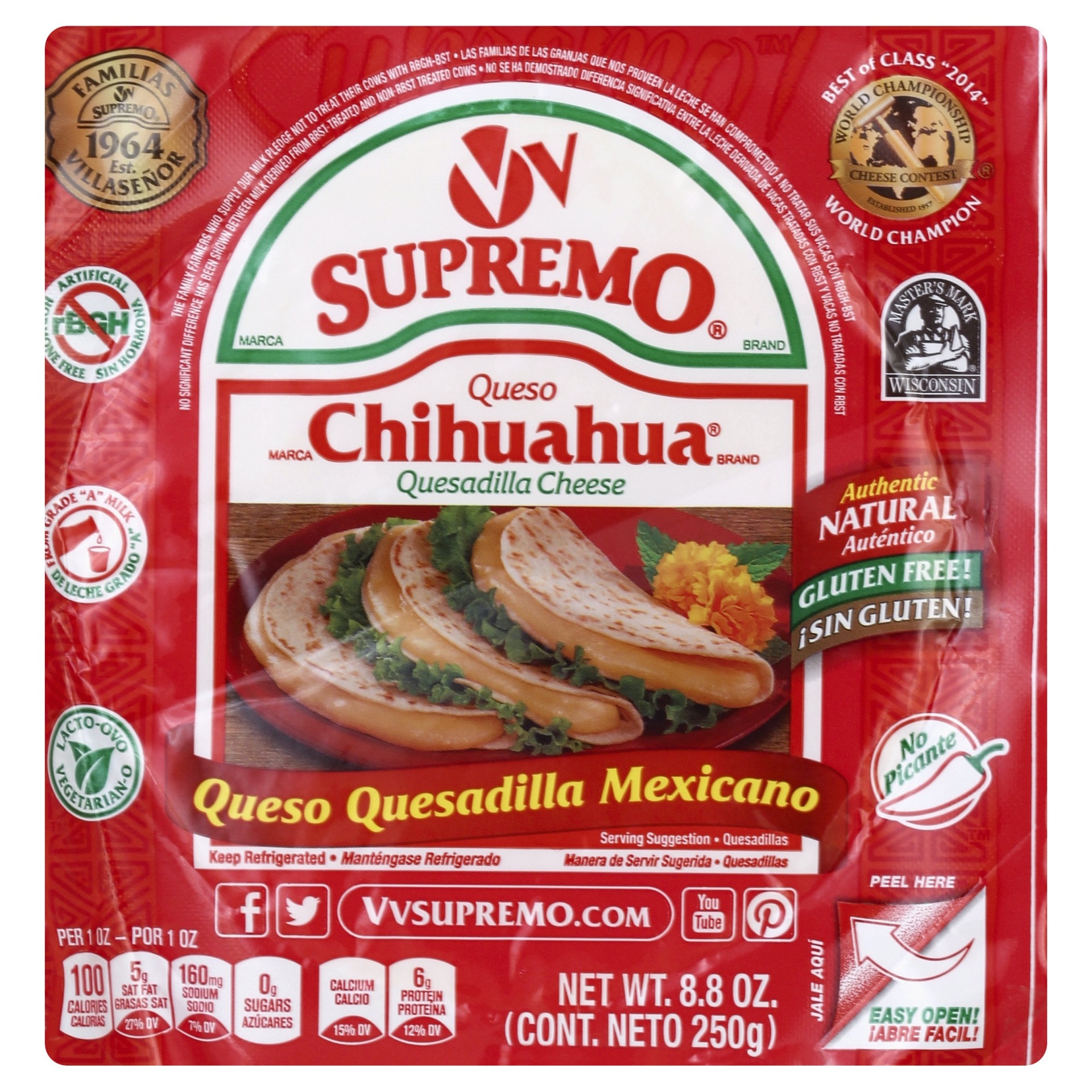 VV Supremo Queso Chihuahua Chunk Cheese Shipt