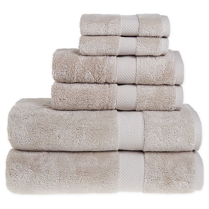 slide 1 of 1, Wamsutta Egyptian Cotton Bath Towels - Linen, 6 ct
