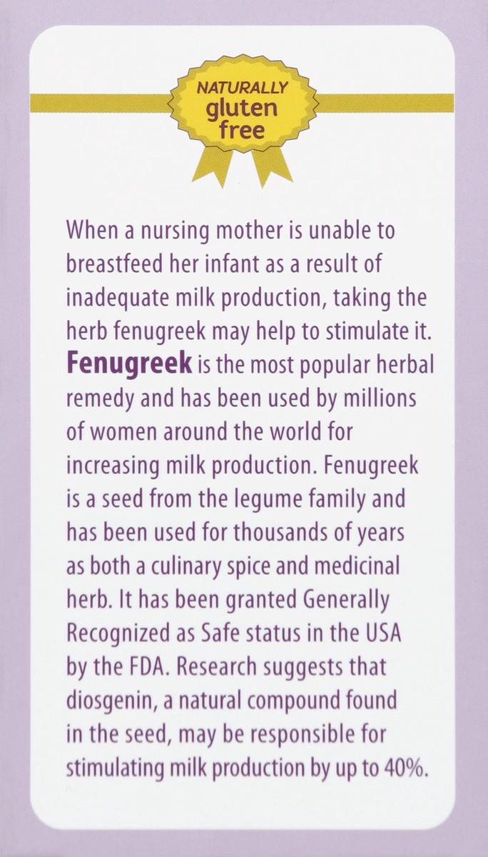 slide 3 of 5, My Brest Friend Fenugreek 100 ea, 100 ct