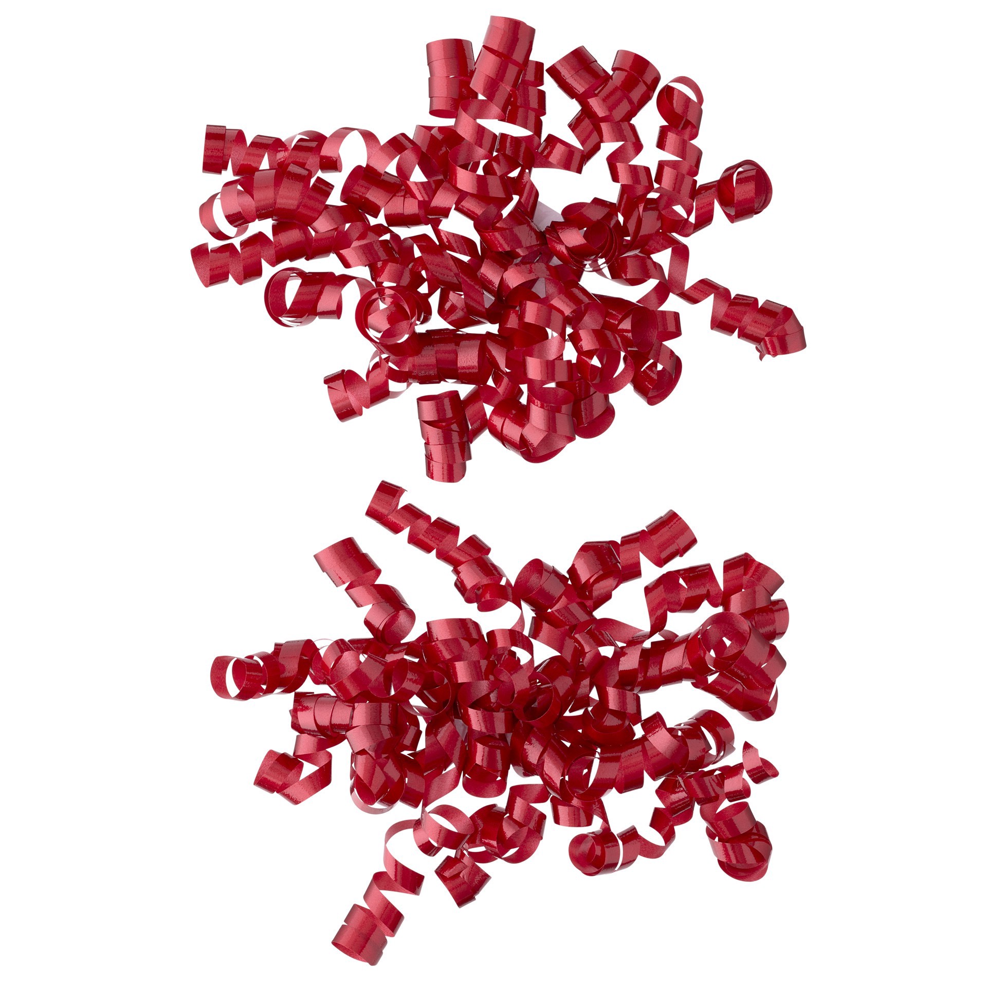 slide 2 of 3, Red Twisty Bows By Celebrate It, 0.25 in x 30 in