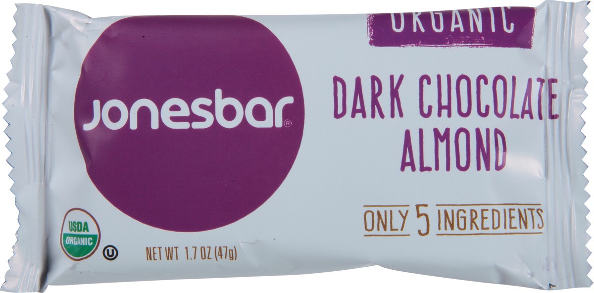 slide 6 of 9, Jonesbar Organic Dark Chocolate Almond Bar 1.7 oz, 1.7 oz