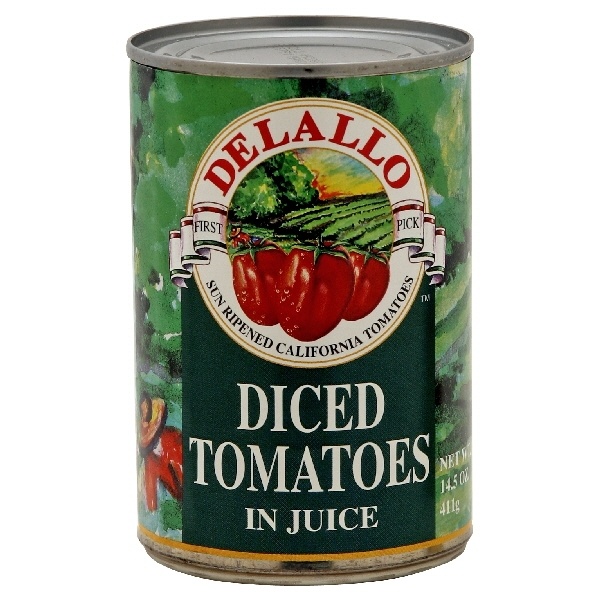 slide 1 of 1, DeLallo Diced Tomatoes In Juice, 14.5 oz