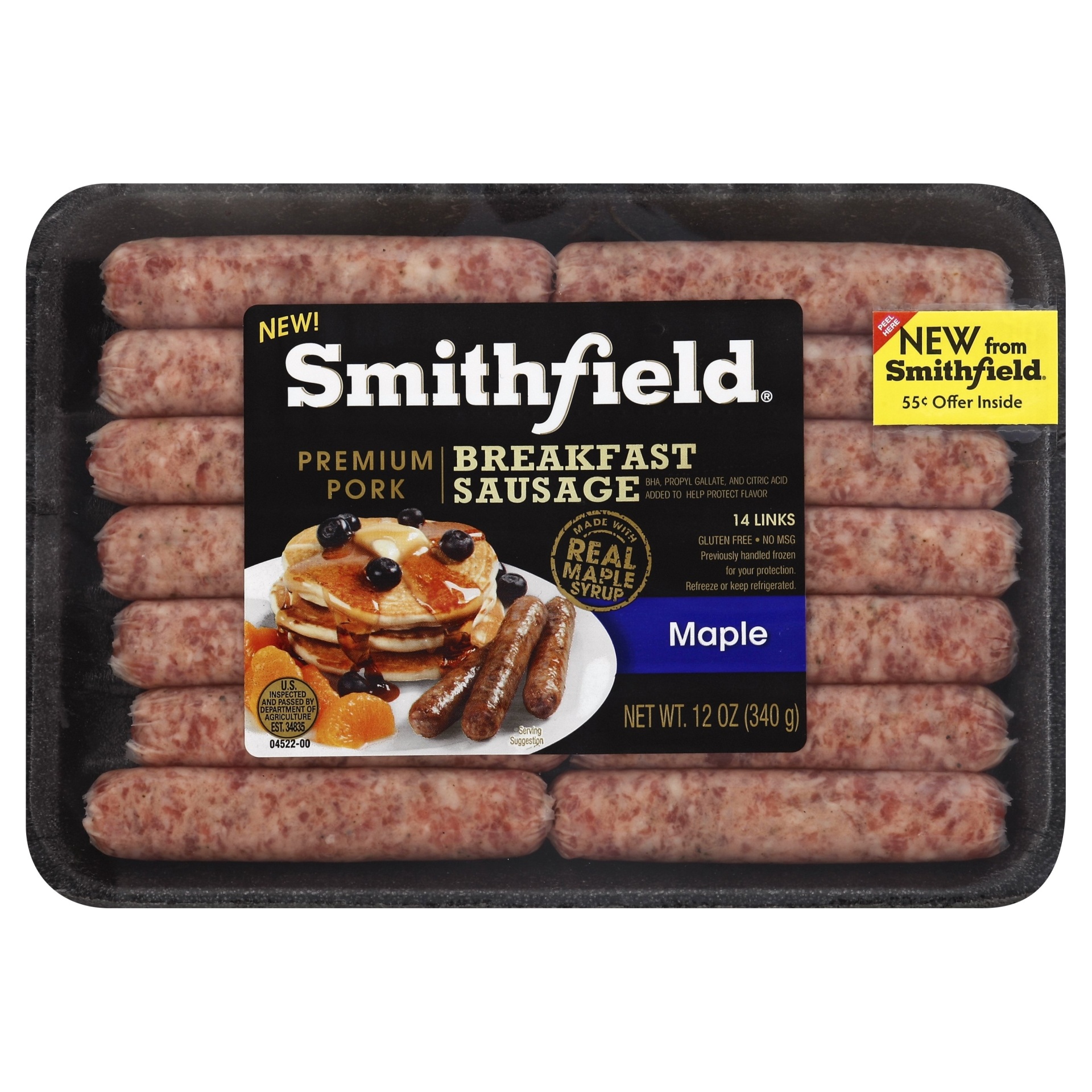 slide 1 of 3, Smithfield Breakfast Sausage 14 ea, 14 ct