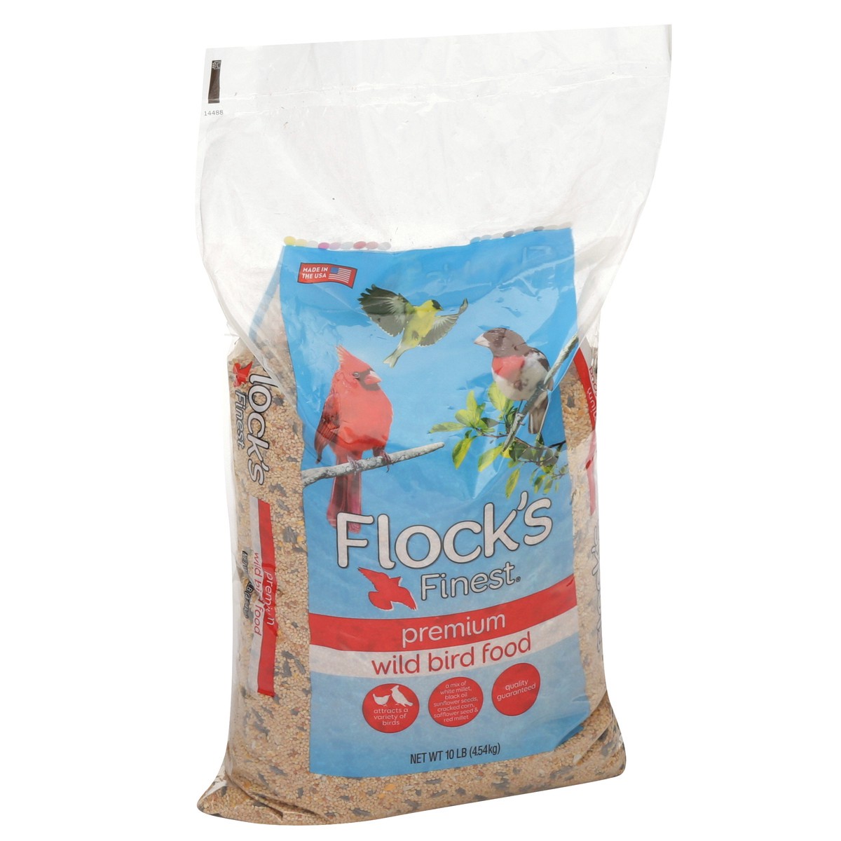 slide 3 of 12, Flock's Finest Premium Wild Bird Food, 10 lb