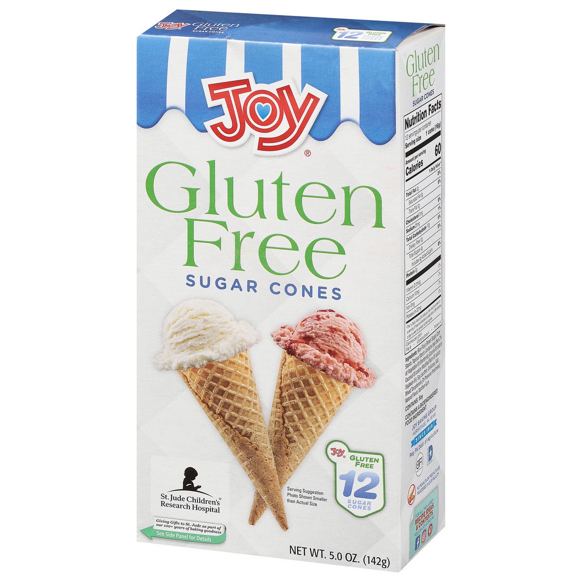 slide 5 of 9, Joy Gluten Free Sugar Cones 12 ea, 12 ct