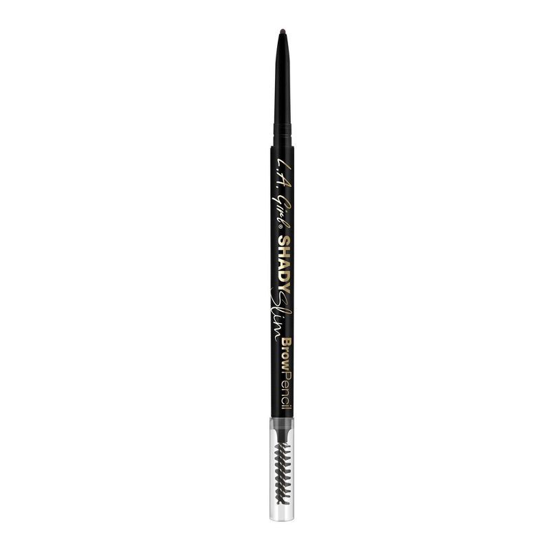 slide 3 of 3, L.A. Girl Shady Slim Brow Pencil - Blackest Brown - 0.003oz, 1 ct