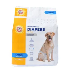 ARM & HAMMER Disposable Dog Diapers - Large