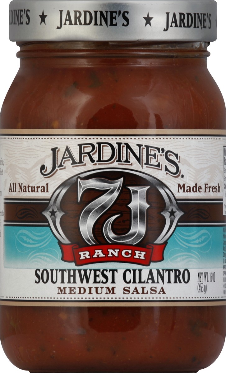slide 2 of 3, Jardine's Southwest Cilantro Medium Salsa, 16 oz