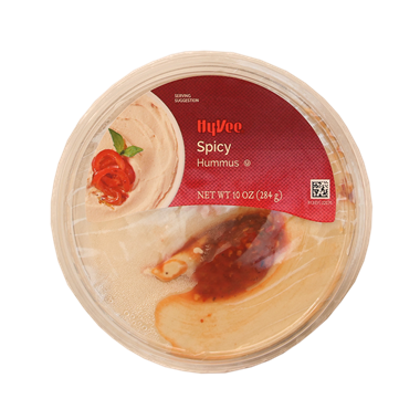 slide 1 of 1, Hy-Vee Spicy Hummus, 10 oz
