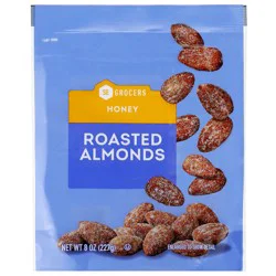 Se Grocers Honey Roasted Almonds 8 Ounces