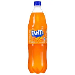 Fanta Orange Soda Bottle, 1.25 Liters