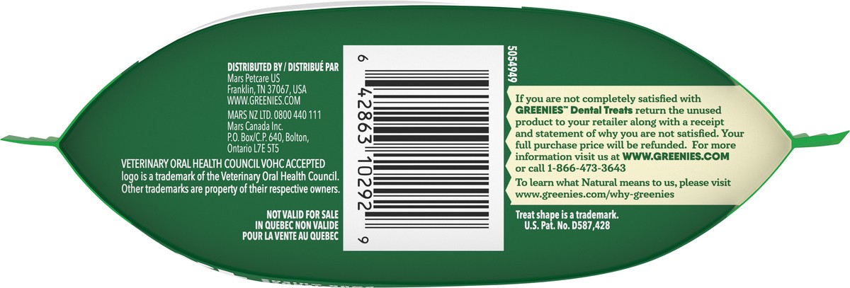 slide 2 of 9, Greenies Petite Original Dental Treats 10 ea, 10 ct