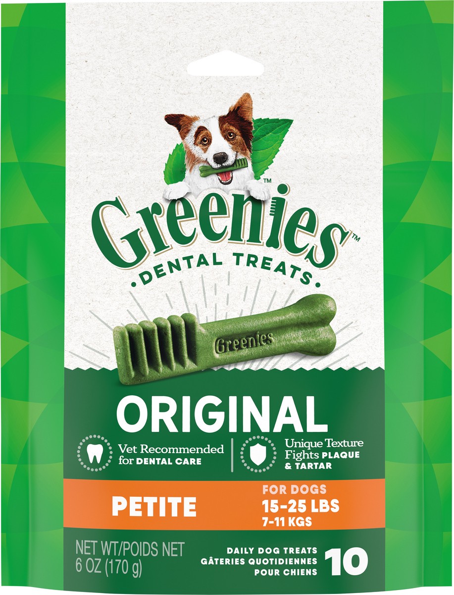 slide 5 of 9, Greenies Petite Original Dental Treats 10 ea, 10 ct