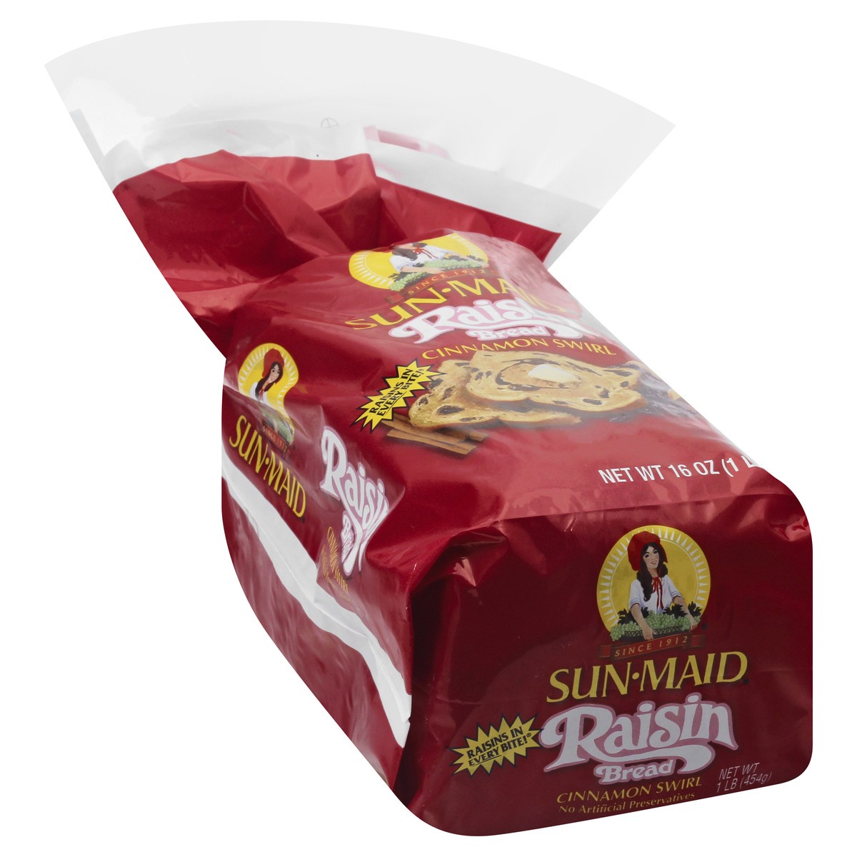 slide 4 of 9, Sun-Maid Cinnamon Swirl Raisin Bread 16 oz, 16 oz