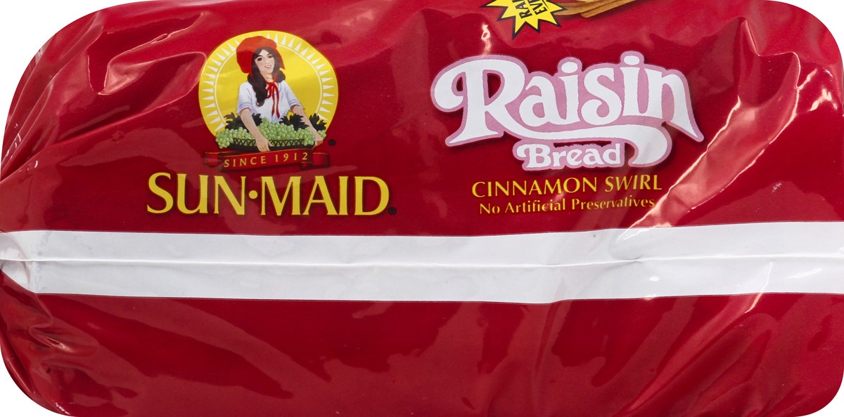 slide 8 of 9, Sun-Maid Cinnamon Swirl Raisin Bread 16 oz, 16 oz