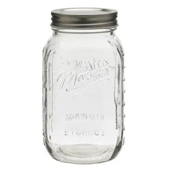 Mason Jar With Lid - Clear