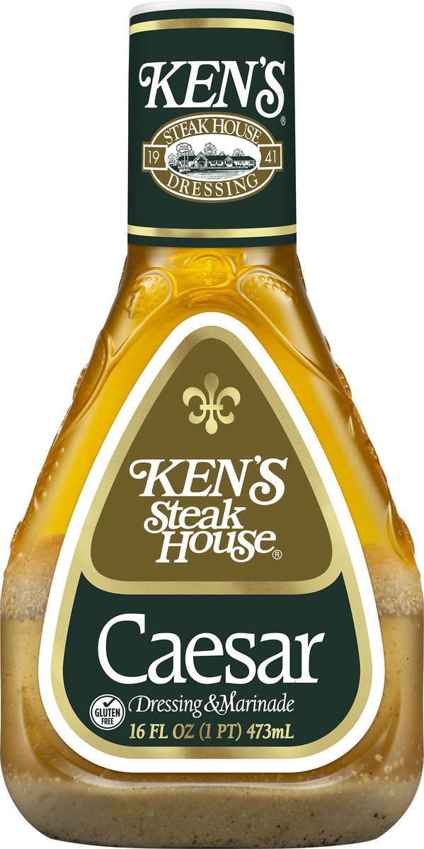 slide 3 of 12, Ken's Steak House Caesar Dressing & Marinade 16 oz, 16 oz