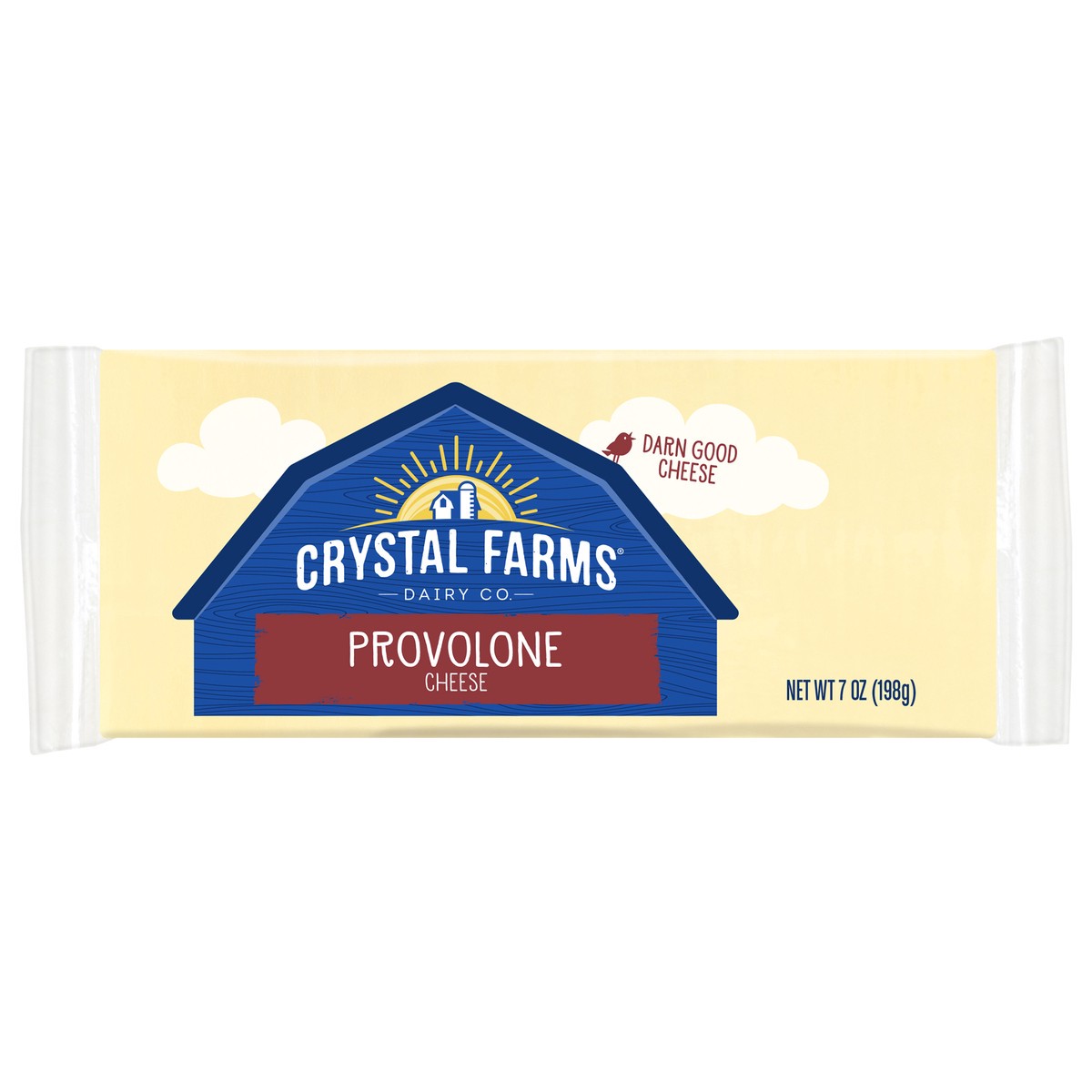 slide 1 of 8, Crystal Farms Cheese, Provolone, 7 oz