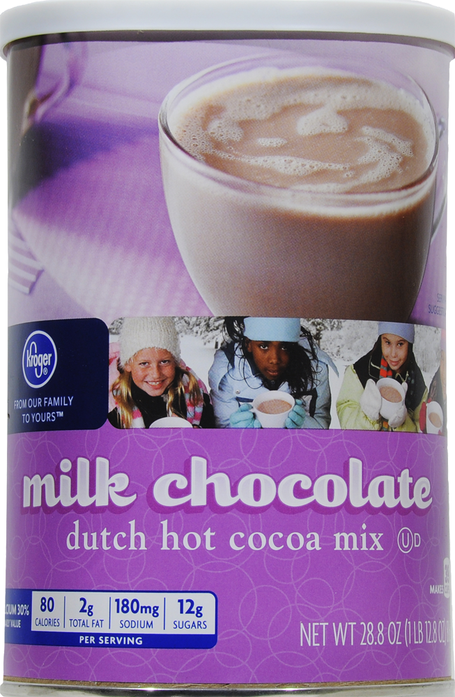 slide 1 of 1, Kroger Milk Chocolate Dutch Hot Cocoa Mix, 28.8 oz