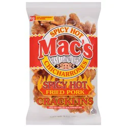 Mac's Spicy Hot Fried Pork Cracklins 5 oz