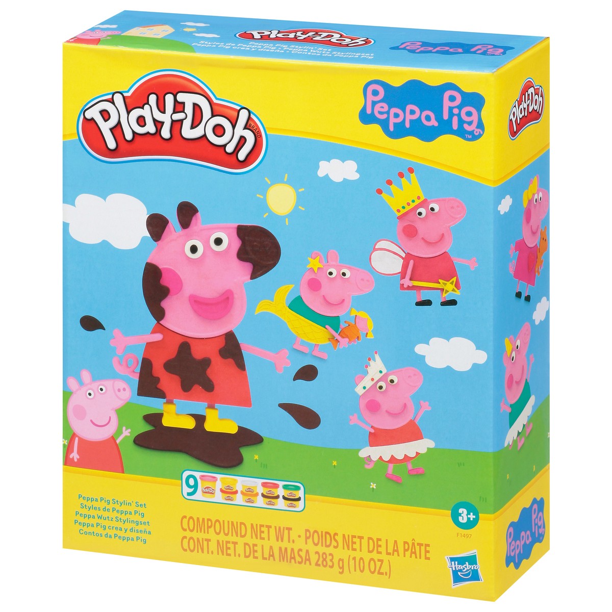 slide 2 of 13, Play-Doh Peppa Pig Stylin' Set 9 10 oz, 10 oz