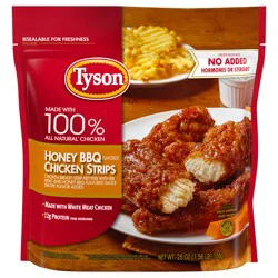 Tyson Frozen Sweet BBQ Flavored Chicken Strips, 25 oz