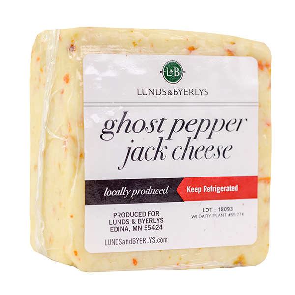 slide 1 of 1, L&B Ghost Pepper Jack Cheese, 1 lb