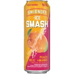 Smirnoff Ice Smash Peach Mango Beer 23.5 fl oz
